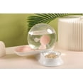 thumbnail image 3 of Pet Life ® 'Auto-Myst' Snail Shaped 2-in-1 Automated Gravity Pet Filtered Water Dispenser and Food Bowl, 3 of 10