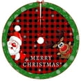 thumbnail image 2 of Ganfancp Falda Del Árbol de Navidad, Santa Claus Navidad Holiday Xmas Falda Del Árbol de Navidad para Las Decoraciones de Navidad Falda Xmas Holiday New Year Party Tree Mat Decor Indoor o Liquidación, 2 of 6
