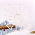 thumbnail image 5 of ShenMo 1 piece（White）Round Cake Slice & Pie Slicer Marker, Cake Divider, Cheesecake Cutter, Double Sided Cake Portion Marker, 14 or 16 Slices-Works for Cakes, 5 of 5