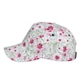 thumbnail image 5 of Naloa Original Classic Low Profile Hat Men Women Baseball Cap Dad Hat Adjustable Unconstructed Lilies Flowers Print Cap, 5 of 9