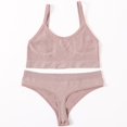 thumbnail image 1 of Conjunto de sujetador y bragas sin costuras para mujer, sujetador de realce, Top corto, bragas de cintura alta, conjunto de lencería Sexy, Bralette de espalda baja, conjunto de ropa interior de Fitness Tan Jianjun unisex, 1 of 2