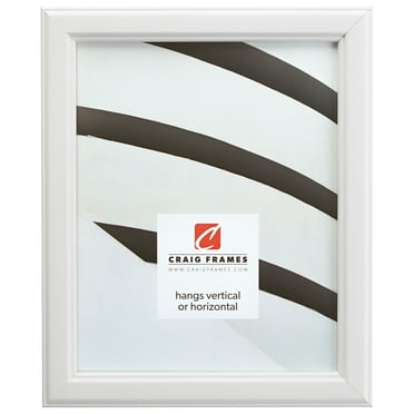 Craig Frames Wiltshire 434, 14x16 inch Picture Frame, Traditional White