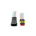 thumbnail image 4 of AWG Cobre 5 Kits Conector De Cable Eléctrico A Prueba De Agua De Forma De 3 Pines Con Cable (el Paquete Incluye El Juego 5) Macarena Conectores de automóvil conectores con cable, 4 of 8