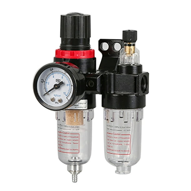 IUYYPU Lubricator Pressure Gauge Air Compressor Oil Water Separator ...