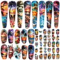 thumbnail image 1 of Manga tropical impermeable BASIFA para tatuajes temporales, 48 hojas, 1 of 6