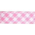 thumbnail image 4 of LaRibbons 2 1/2" Wired Ribbon, Pink/White Herringbone, 10 Yard Roll, 4 of 7