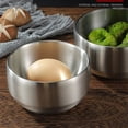 thumbnail image 4 of Cuencos de acero inoxidable 304 para condimentos, sopas y ensaladas. L, 4 of 7