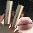 thumbnail image 3 of Brillo de labios de terciopelo desnudo, resistente al agua, duradero, no pegajoso, lápiz labial líquido mate, marrón oscuro, rojo, tinte de labios, maquillaje de barro, cosméticos, 3 of 7