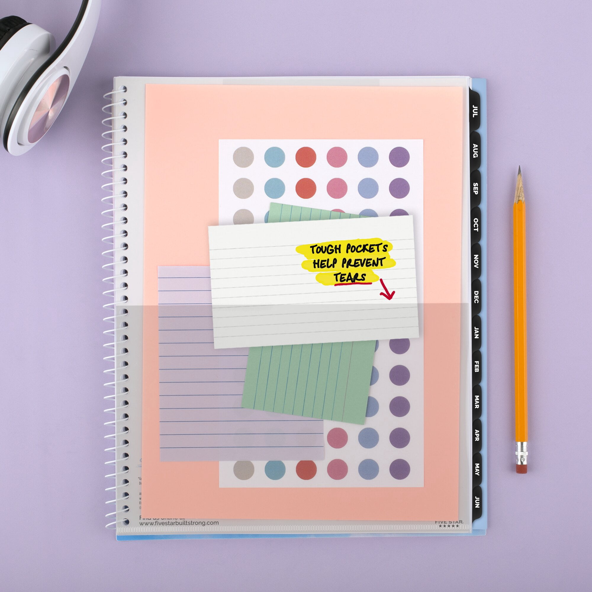Five Star Cloud Nine Academic 2026-2027 Weekly Monthly Student Planner Plus