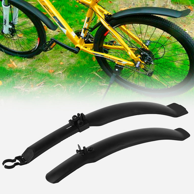 Everso Bike Mudguard,Adjustable Bike Mudguard Set, Bike Front and Rear Mud  Guard Portable Adjustable Bike Fender Mudflap