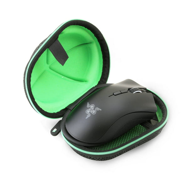 Casematix Molded Gaming Mouse Case Compatible with Razer Deathadder Elite,  Naga Trinity, Chroma, Basilisk, Mamba, Lancehead, Naga Hex, Abyssus Wired  