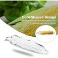 thumbnail image 6 of Clear Tray Corn Dish Cob Dinnerware Sets,Casewin 4Pcs Plastic Corn Trays, Stackable Transparent Corn Tray Sweet Butter Corn Holder for Home Family Party, 6 of 7