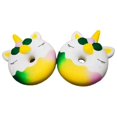 thumbnail image 4 of 2-pack 6 inch Large Squishies Jumbo Unicorn Donut Kawaii Soft Slow, 4 of 5