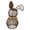 Brown2, variant on Rattan Bunny with Bow Easter Decor 12" Table Rabbit Easter Decorations Spring Bunnies Decoration Statue Figurine Rattan Bunny Decor for Home Farmhouse Table Kitchen