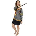 thumbnail image 3 of Harry Potter Hogwarts Gryffindor Women's Costume Nightgown Pajamas HP100XDL, 3 of 7
