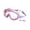 Pink, variant on Large Frame Swimming Goggles with Anti-Fog UV Protection Clear Vision Adjustable Strap for Pool Beach Snorkeling and Water Sports