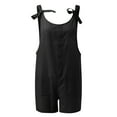 thumbnail image 3 of Girls' Casual Sleeveless Jumpsuits Toddler Girl Summer Clothes Loose Rompers Adjustable Leg Girls' Fashion, 3 of 4