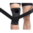 thumbnail image 1 of ZHAOCHENG piezas de rodilleras deportivas Rodilleras para exteriores Rodilleras para proteger las rodillas, adecuadas para deportes como baloncesto, correr, tenis, ciclismo, etc. Negro, Talla M, 1 of 5