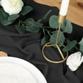 thumbnail image 2 of Koyal Wholesale Chiffon Table Runner 180-Inches Long,  Black Wedding Runners, Holiday Table Runners, 2 of 5