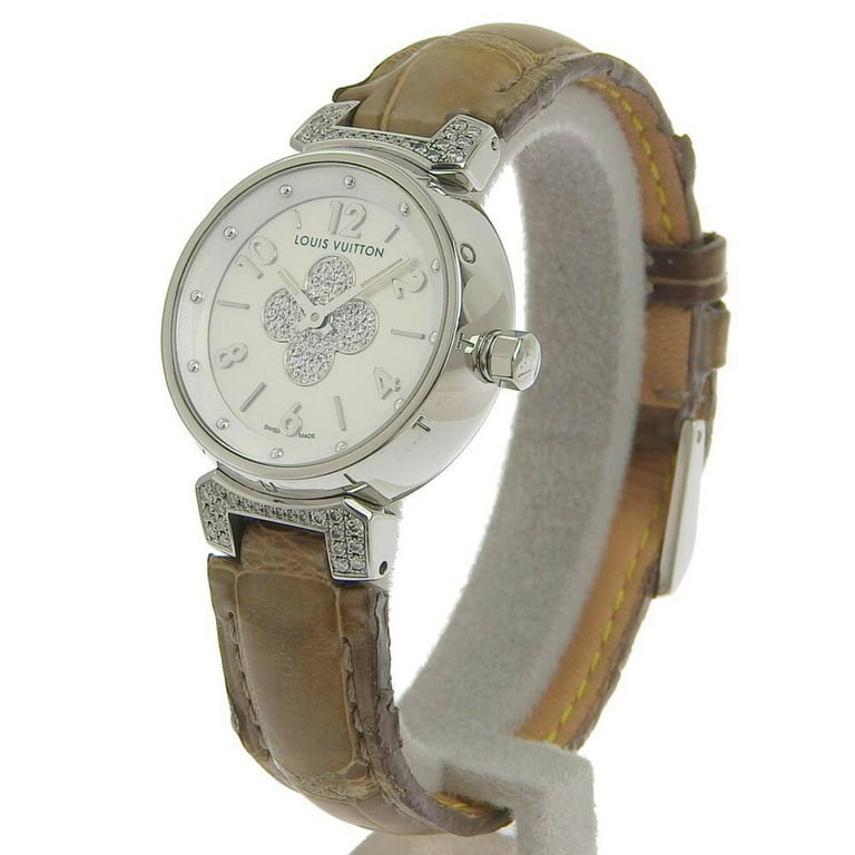 Louis Vuitton - Authenticated Tambour Watch - Steel Silver for Women, Good Condition
