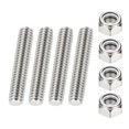 thumbnail image 1 of Uxcell UNC Fully Threaded Rod Length Right Hand Thread with Nuts for Various Applications 5/16"-18 x 1.57" 4, 1 of 6
