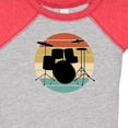 thumbnail image 4 of Inktastic Drum Set Retro Drummer Sunset Boys or Girls Baby Bodysuit, 4 of 5