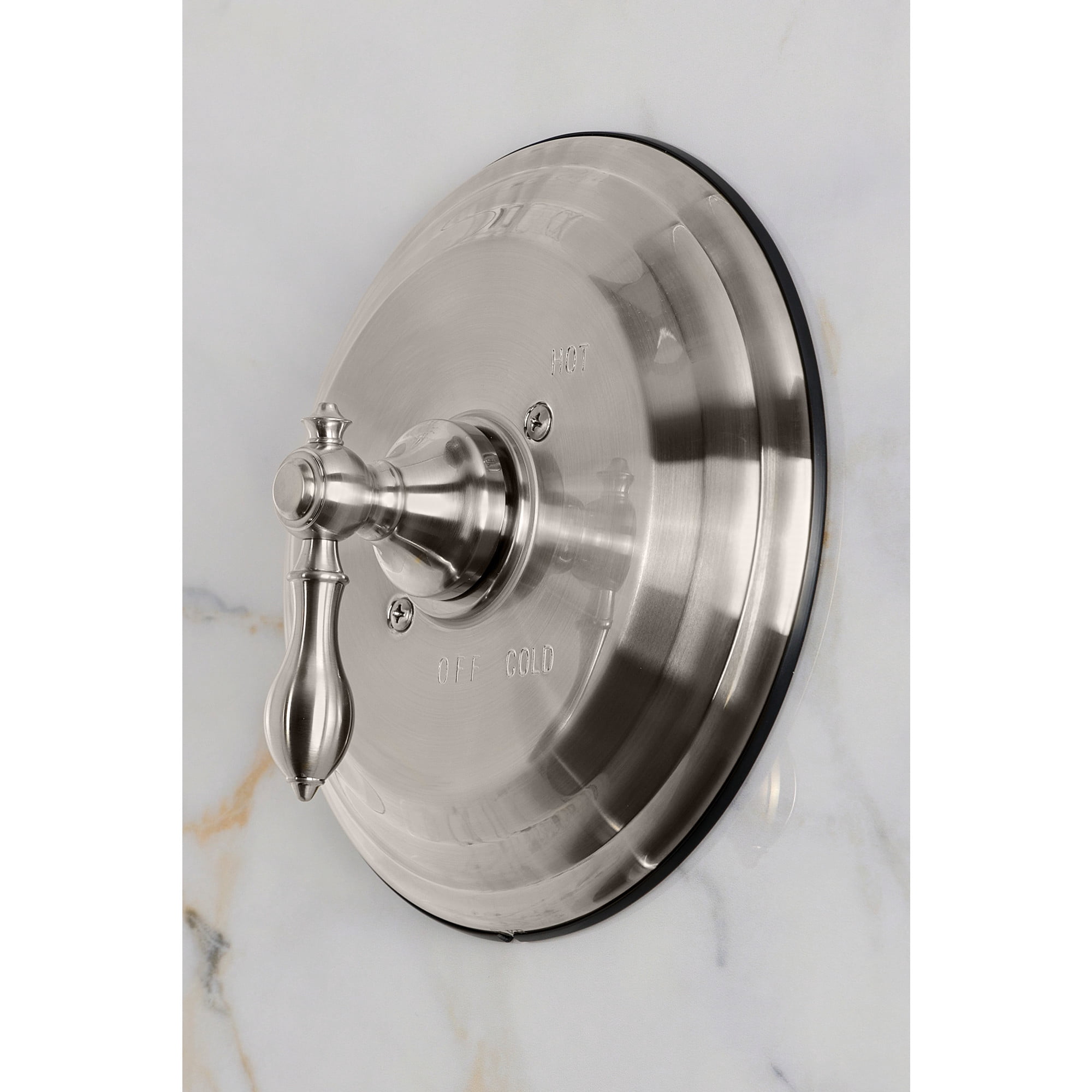 Kingston Brass KB4438ACL Restoration Single-Handle Pressure Balanced Tub and Shower Faucet in Brushed Nickel