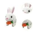 thumbnail image 6 of colcolo Electric Bunny Plush Toy Interactive Plush Rabbit Walking Party Favor with Sound White, 6 of 8