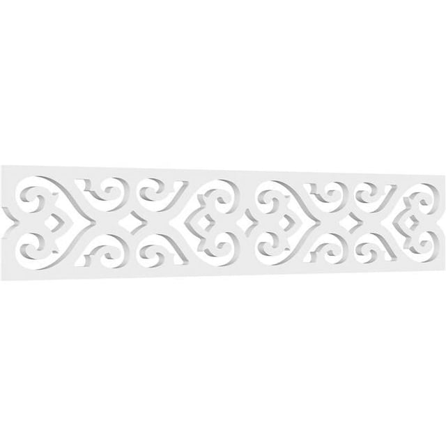 Ekena Millwork RUNP08X0625X48HNR 8 x 48 in. Pitch 0.62 in. Henrietta Architectural Grade PVC Running Trim