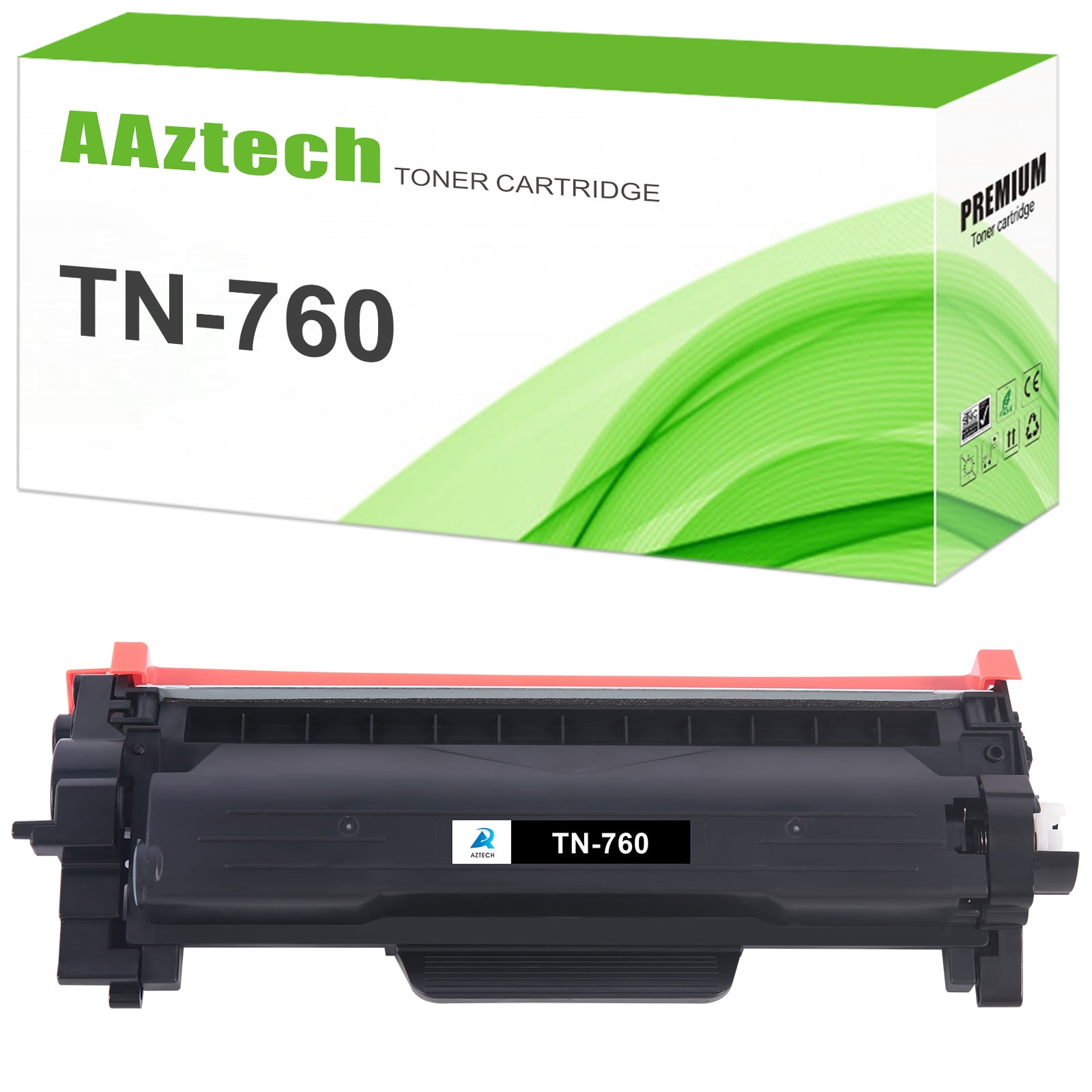 Black Toner Cartridge Compatible for Brother TN-760 TN760 TN730 HL-2395CDW MFC-L2750DW HL-2390DW HL-2350DW MFC-L2710DW HL-L2310D DCP-L2550DW DCP-L2530DW Printer Ink - Walmart.com