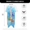 thumbnail image 6 of HELLHERO High Quality Fabrics Women's Kimono Cardigan Cover Up for Summer Casual Loose Watercolor Horse, 6 of 6