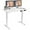 White, variant on Topbuy Electric Height Adjustable Mobile Standing Desk Home Office Stand Up Computer Workstation Black