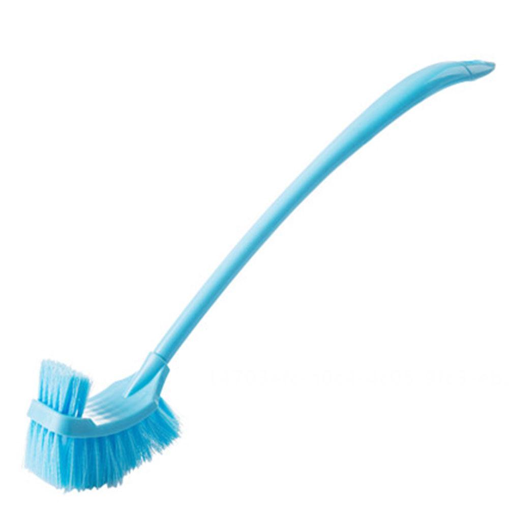 Doublesided thickened long handle Toilet Brush Soft Bristle Bathroom