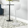 thumbnail image 2 of Vitesse Bar Stools Set of 4 Modern Swivel Bar Chairs, Barstools Counter Height with High Backrest, Adjustable Faux Leather Upholstered Bar Stool for Bar, Kitchen, Dining Room, 2 of 5