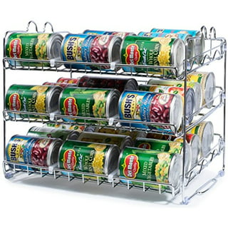 Flagship Pantry Food Can Rack Organizer, 3-Tier Stackable Soup Vegetable Canned Food Dispenser Organizers Storage, Pantry Can
