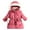 Watermelon Red, variant on Ccpelsie Little Girls Big Girls Winter Casual Jacket Toddler Winter Warm Puffer Coat Hooded Snowsuit(Pink,6-7 Years)