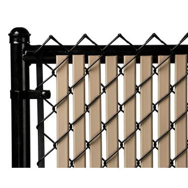 Beige 6ft Tube Slat for Chain Link Fence - Walmart.com