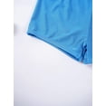 thumbnail image 6 of DPOIS Kids Girls 2 Piece Mermaid Scales Ballet Dance Sports Bra Crop Top with Shorts Sea Sky Pink 10, 6 of 7