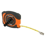 GreatNeck Steel Long Tape, Flexible Steel, Easy Rewind, 100' x 3/8"