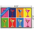 thumbnail image 3 of Martini Cocktails Wall Poster, 22.375" x 34", Framed, 3 of 3