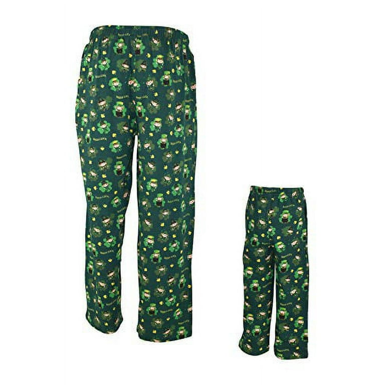 Mens St Patrick s Day Leprechaun Matching Family Pajama Pants S Walmart