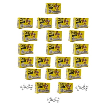 Nicky Bigs Novelties 600 Count Party Snaps – Loud Snap Poppers Noise Maker, 20 Boxes of 30 Each | Classic Throwing Trick Poppers for Birthdays, July 4th, Holidays, Events & More