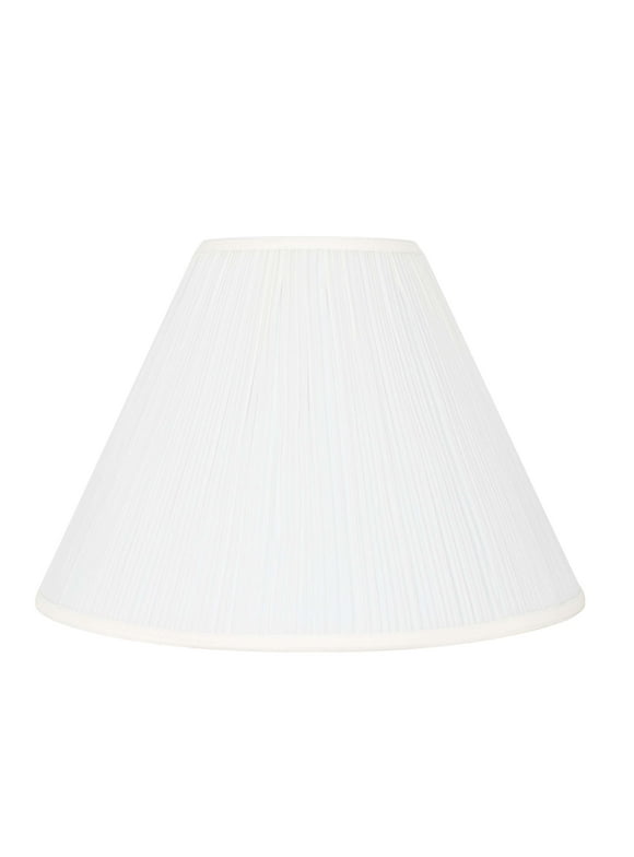 Mainstays 6 x 15 x11" Pleat Empire White Table Lamp Shade