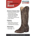 thumbnail image 4 of Women's Western Cowgirl Cowboy Boot | Brown Cimmaron Round Toe by Silver Canyon, 4 of 6