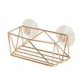 thumbnail image 2 of Kitchen Details Geode Sponge Holder Metal Sink Caddy, 5.9" x 2.7" x 2.4", Copper, 2 of 5