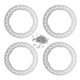 thumbnail image 1 of 4pcs 1.9 Inch Wheel Outer Beadlock Rings Aluminum Alloy Replacement Wheel Beadlock Rings for Traxxas 1/10 RC Car Silver, 1 of 4