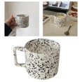thumbnail image 1 of Taza de Cerámica Nórdica de 250ml, Vasos Punteados con Asa, Regalos para Parejas, Taza de Agua Minimalista, Regalos de Cumpleaños, Regalo de Navidad , oscuro BLESIY taza de café redonda, 1 of 8