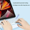thumbnail image 4 of Ultra-Slim Portable Bluetooth Keyboard with Touchpad - Wireless Mini Keyboard for iOS, Android, Windows - Compatible with iPad, iPhone, Tablets, Smartphones, Laptops, PCs - Quiet Scissor Switch Keys,, 4 of 6