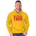 thumbnail image 3 of Funny New Father Real Men Make Twins Hoodie Hooded Sweatshirt Men Brisco Brands 3X, 3 of 6