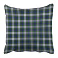 thumbnail image 1 of BOSDECO Blue Scottish Patterned Of The Black Watch Dress Tartan Green Abstract Pillowcase 18x18 inch, 1 of 1